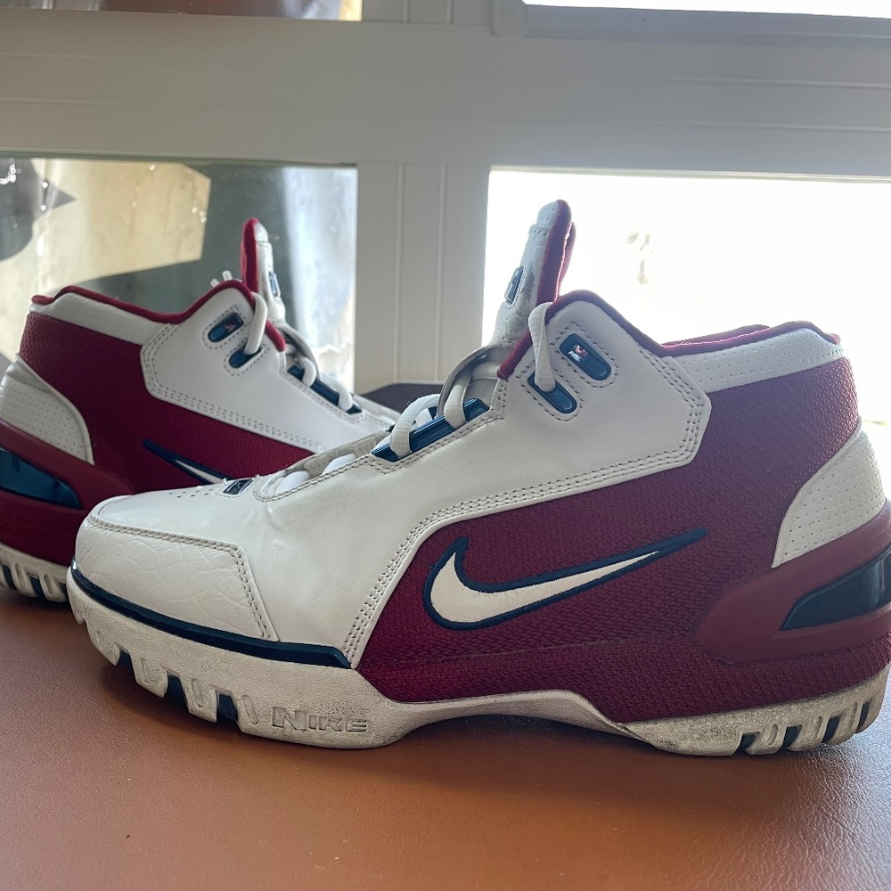 Nike Zoom Generation Lebron 1 ‘First Game’ 2023 Red Navy DM7535-101 Mens Size 8